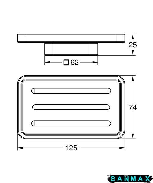 Мильниця Grohe Selection Cube (40806000) 40806000 фото