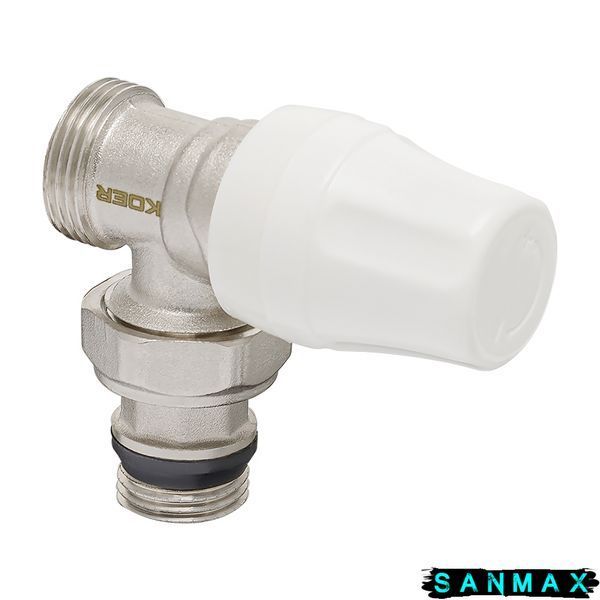 Комплект для підключення радіатора 1/2x3/4 ЗЗ кутовий Koer Set-14 (KR3178) KR3178 фото