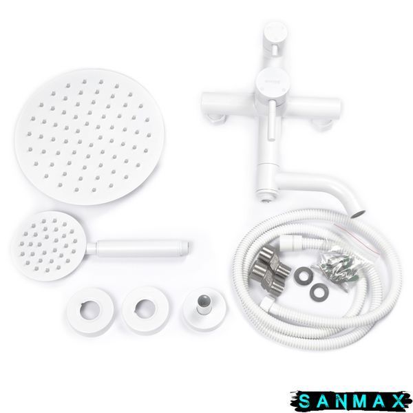 Душова система зі змішувачем Mixxus Sus-009-J Біла (MI5758) MI5758 фото