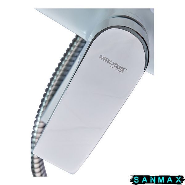 Змішувач для ванни Mixxus Magnum 009 Euro Білий-Хром (10 шт/ящ) MI6203 фото