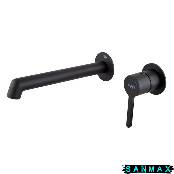 Вбудований змішувач для умивальника Koer KB-16029-05 Чорний (KR5489) KR5489 фото