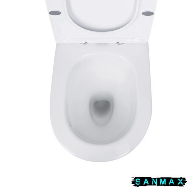 Чаша унітазу-компакту Mixxus Ellipse-0403-T3 Bowl 640х360х835 Tornado 3.0 без сидіння (MI8345) MI8345 фото