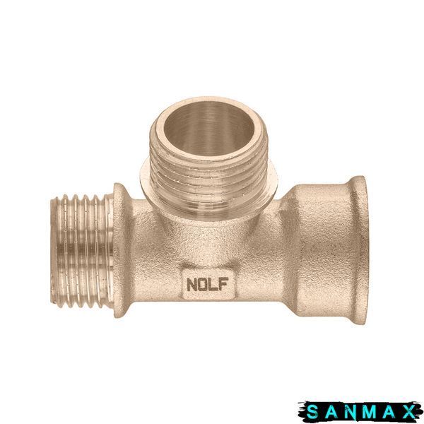 Трійник латунний 1/2 ВЗЗ Nolf Nfc.T06FMm (NF3197) NF3197 фото