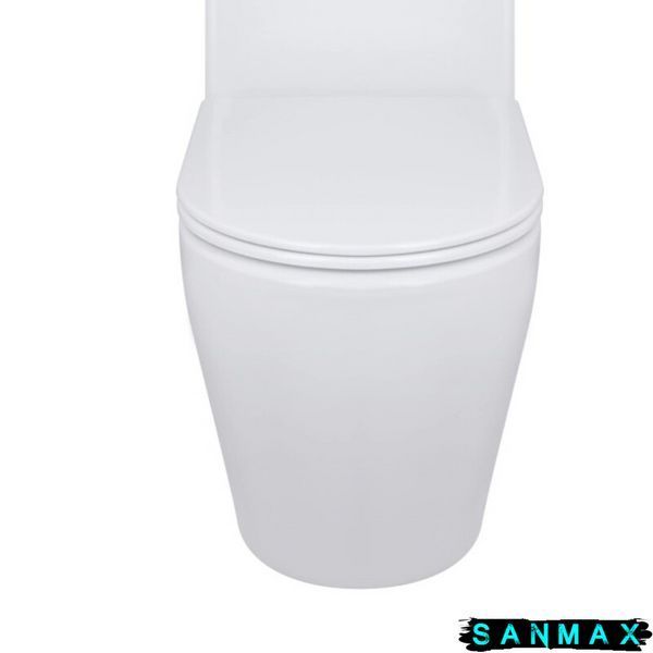 Чаша унітазу-компакту Mixxus Ellipse-0403-T3 Bowl 640х360х835 Tornado 3.0 без сидіння (MI8345) MI8345 фото