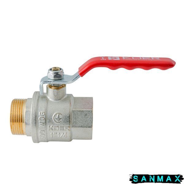 Кран кульовий 1 1/4 РГШ Вода Koer Extreme KE.215-32 Червона ручка (KR5753) KR5753 фото