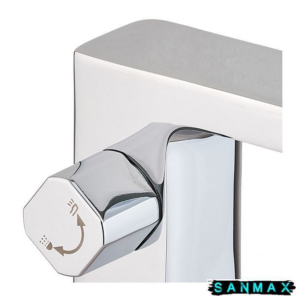 Змішувач для ванни на борт Haiba Kubus 022 (3-hole) (HB3957) HB3957 фото