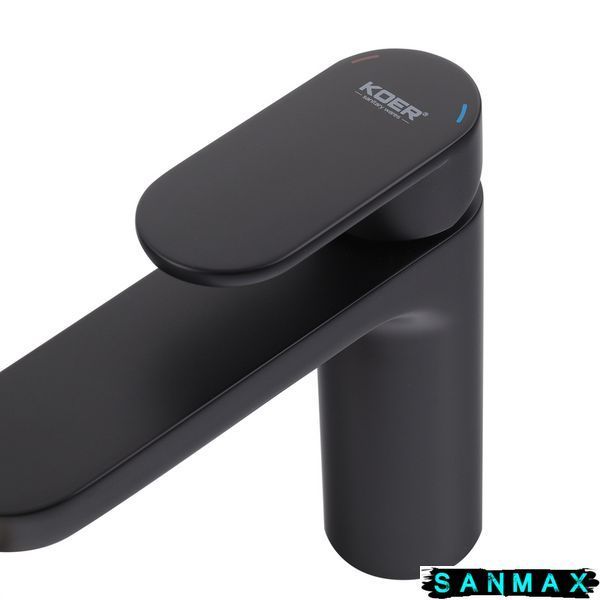 Змішувач для умивальника Koer KB-10030-05 Чорний (KR5425) KR5425 фото