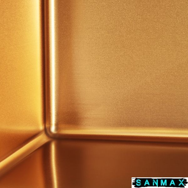 Кухонна інтегрована мийка Mixxus MX7844-200-x1.2-PVD-Золото (MX0563) MX0563 фото