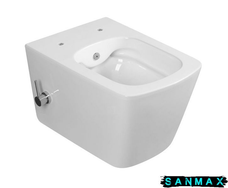 Унітаз-біде підвісний Mixxus Premium Quadro-1301-R 510x350x345mm система змиву Rimless (MP6658) MP6658 фото