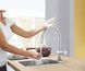 Сенсорний змішувач для кухні з висувним виливом Grohe Minta Touch (31358DC2) 31358DC2 фото 3