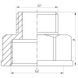 Перехід нікельований 3/4x2" Koer KF.A0820 (KF0056) KF0056 фото 1