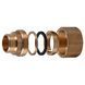З`єднання зажимне пряме для труби &Oslash;28мм 3/4&Prime;З латунне LS442S OPTIMUM 000031016 фото 4