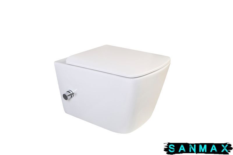 Унітаз-біде підвісний Mixxus Premium Quadro-1301-R 510x350x345mm система змиву Rimless (MP6658) MP6658 фото