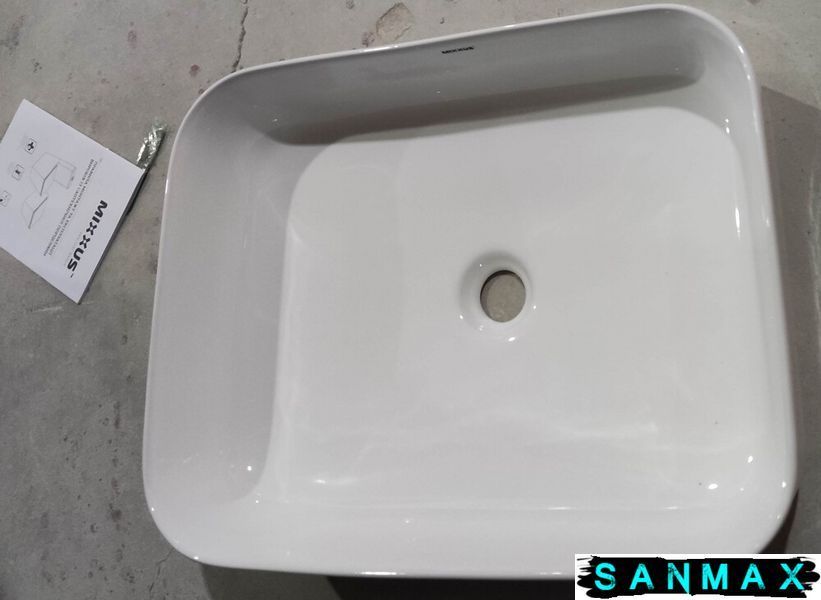 Раковина накладна Mixxus Premium Diverse-0110 500х390х130mm (MP6516) MP6516 фото