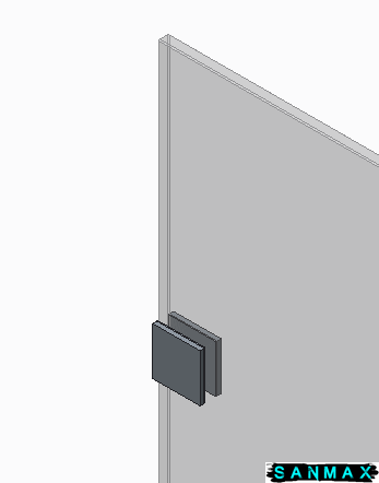 Двері в нішу Koer SR SD04-120x200-TR-07 прозоре скло Easy Clean 10мм, графіт (KR5388) KR5388 фото