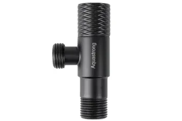 Кран приладовий Aquastrong D8 M1/2 х M3/4 Нерж (D815) D815 фото