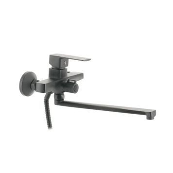 Змішувач для ванни Haiba Kubus 006 Euro Графіт (HB4006) HB4006 фото