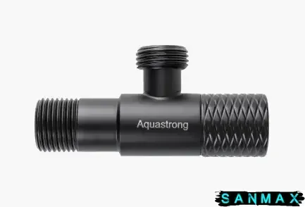 Кран приладовий Aquastrong D8 M1/2 х M3/4 Нерж (D815) D815 фото