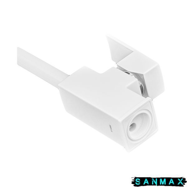 Змішувач для кухні на гайці Plamix Kubus-011 (з підведенням) Білий (PM0674) PM0674 фото