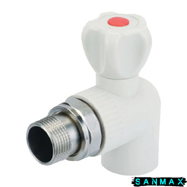 Кран радіаторний 25x3/4 кутовий PPR Koer K0158.PRO (KP0202) KP0202 фото