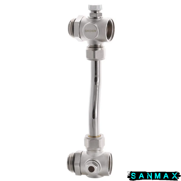 Байпас для колектора Koer KR.1024 - 1'' (без термометра) (KR2924) KR2924 фото