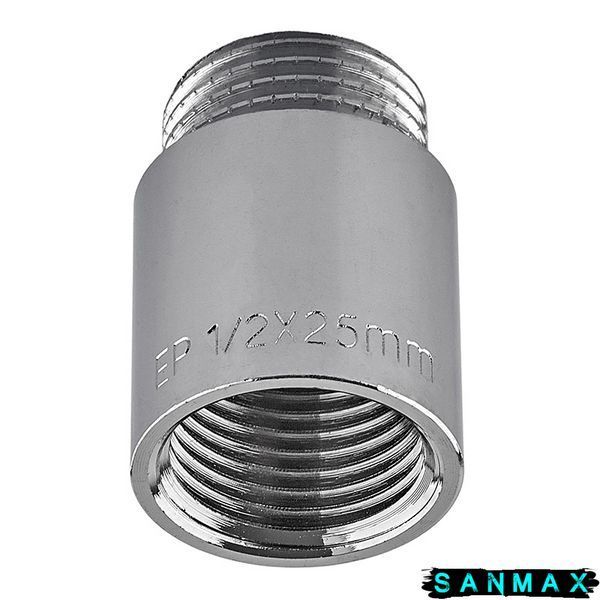 Подовжувач Europroduct EP.E025.Chr - 1/2"MF-25мм хром (EP6124) EP6124 фото