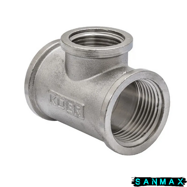 Трійник нікельований 1х3/4х1 ВВВ Koer KF.T100810F (KF0065) KF0065 фото