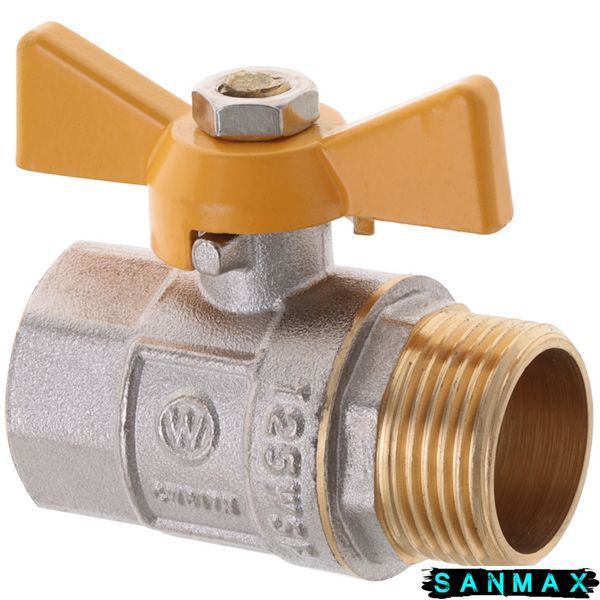 Кран кульовий 3/4 БГШ Газ Waterpro WP607-20FMW-Y (WP2892) WP2892 фото