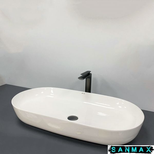 Умивальник (раковина) VBI ANDRIA M WHITE накладний VBI-011701 фото