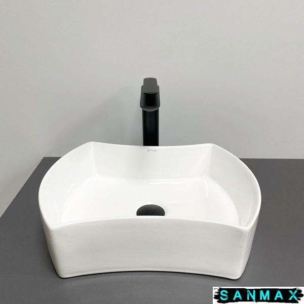 Умивальник накладний Vbi Talone Білий VBI-017400 фото