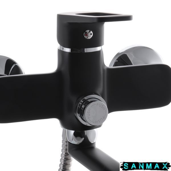 Змішувач для ванни Mixxus Nevada 006 Euro Чорний (10 шт/ящ) MI5917 фото