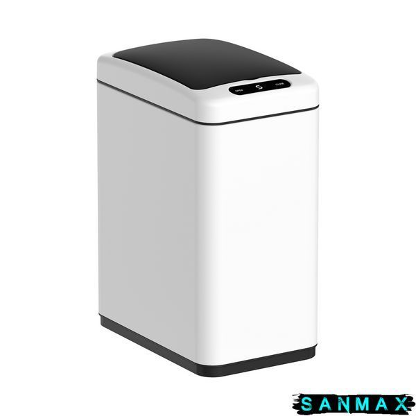 Відро для сміття сенсорне прямокутне Koer TC-020408-08 8 л колір білий (KR5589) KR5589 фото