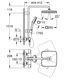 Душова система термостатична Grohe Tempesta System 250 Cube (266892431) 266892431 фото 12