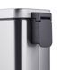 Відро для сміття з плавним закриттям прямокутне Mixxus Premium Quadro-TC0105 SS Color 5л колір нержавійка (MI7062) MI7062 фото 4