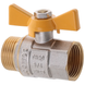 Кран кульовий 3/4 БГШ Газ Waterpro WP607-20FMW-Y (WP2892) WP2892 фото 3