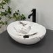 Умивальник накладний Vbi Parma Carrara Глянець VBI-011025 фото 4
