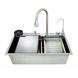 Мийка багатофункціональна Zerix ZH7546-SET-07 Decor SS Color з вбудованим змішувачем з нерж. сталі (ZM5598) ZM5598 фото 1