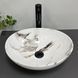 Умивальник накладний Vbi Parma Carrara Глянець VBI-011025 фото 1