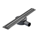 Душовий лінійний трап Mixxus Drain-05-50-Slim Чорний 30x500 із нержавіючої сталі (MI6168) MI6168 фото 1