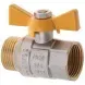 Кран кульовий 3/4 БГШ Газ Waterpro WP607-20FMW-Y (WP2892) WP2892 фото 1