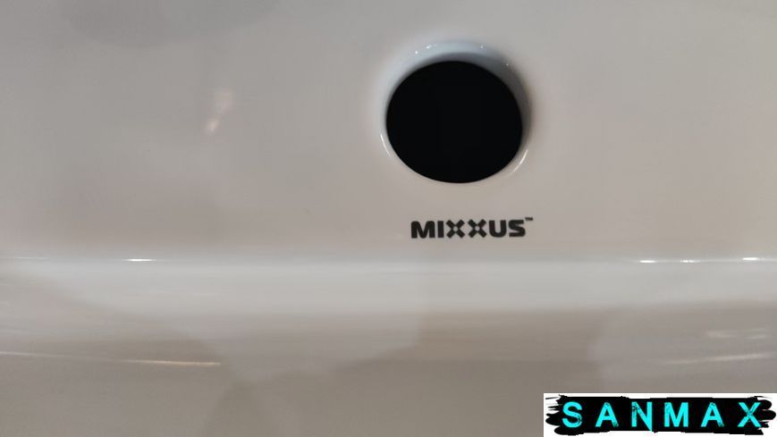 Умивальник накладний керамічний Mixxus Premium Bevel-0203 600х405х120mm з отвором під змішувач (MP6513) MP6513 фото