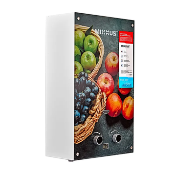 Газова колонка димохідна Mixxus 10 л Gwh-0310 Малюнок Фрукти (WH0024) WH0024 фото