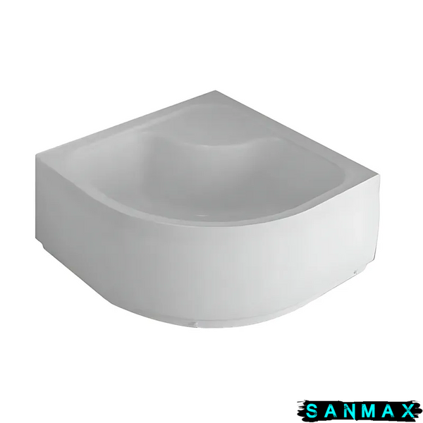 Душовий піддон високий Mixxus Strong ST01-90x90x40 з сифоном напівкруглий діаметр зливу 52 мм (MI8160) MI8160 фото