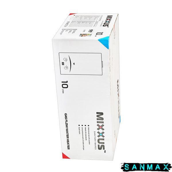 Газова колонка димохідна Mixxus 10 л Gwh-0310 Малюнок Фрукти (WH0024) WH0024 фото
