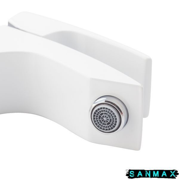 Змішувач для умивальника Koer KB-10007-04 Хром Білий (KR5149) KR5149 фото