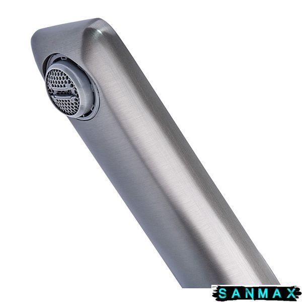 Змішувач для умивальника Haiba Alex 001 Long Графіт (HB3993) HB3993 фото