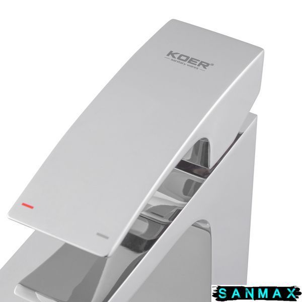 Змішувач для умивальника високий, хром Koer KB-13007-01 (KR3444) KR3444 фото
