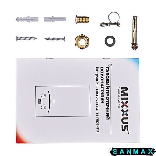 Газова колонка димохідна Mixxus 10 л Gwh-0310 Малюнок Фрукти (WH0024) WH0024 фото