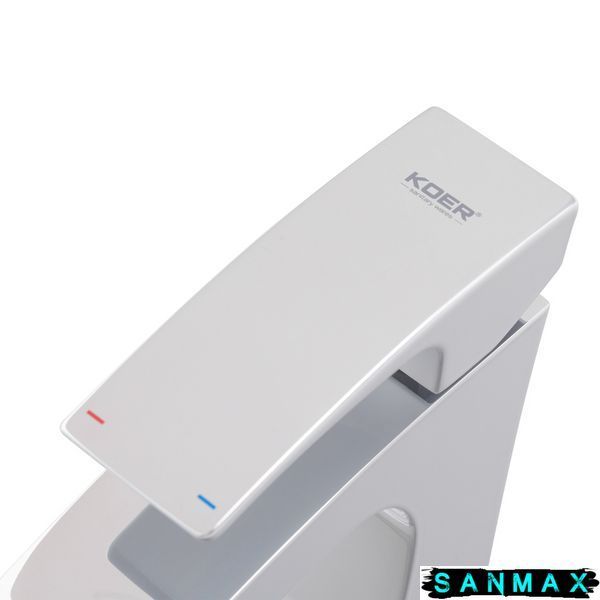 Змішувач для умивальника Koer KB-10007-04 Хром Білий (KR5149) KR5149 фото