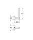 Тримач для запасного рулону туалетного паперу Grohe Essentials Cube New (40623001) 40623001 фото 2